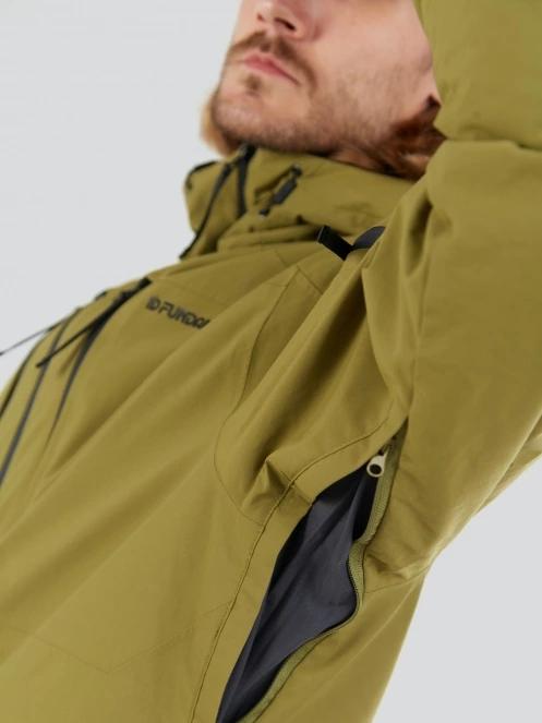 geaca de schi pt. barbati Fundango Baily ECO Allmountain Jacket verde 7