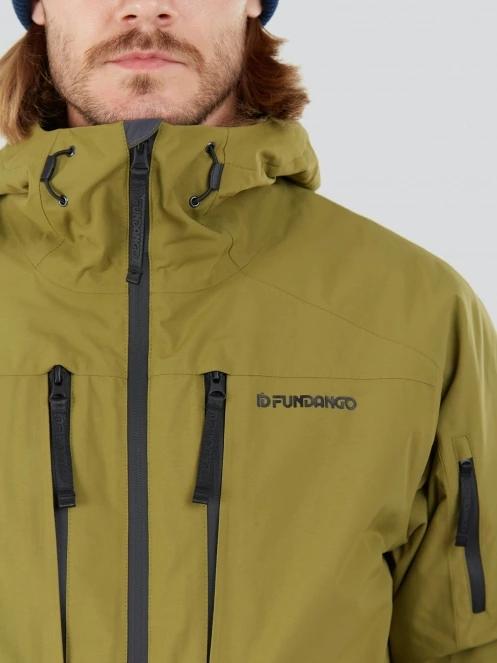 geaca de schi pt. barbati Fundango Baily ECO Allmountain Jacket verde 8