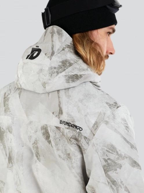 geaca de schi pt. barbati Fundango Tilbury ECO Logo Anorak nisip 10