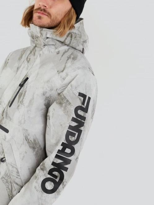geaca de schi pt. barbati Fundango Tilbury ECO Logo Anorak nisip 5