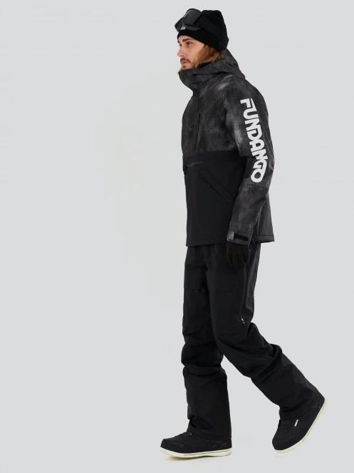 geaca de schi pt. barbati Fundango Tilbury ECO Logo Anorak negru 4