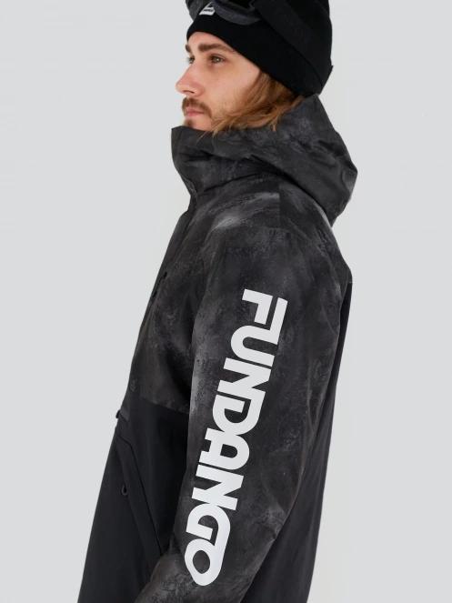 geaca de schi pt. barbati Fundango Tilbury ECO Logo Anorak negru 5