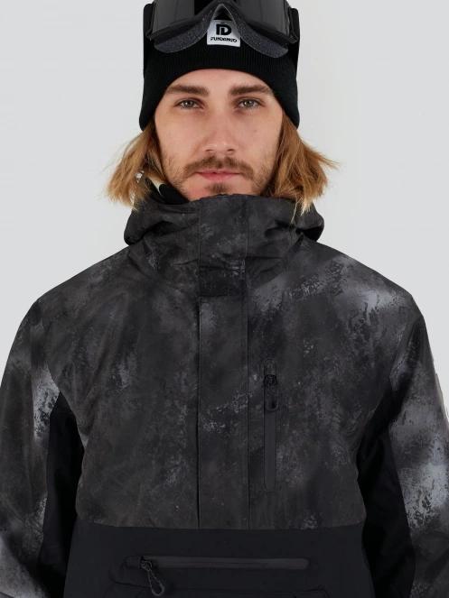 geaca de schi pt. barbati Fundango Tilbury ECO Logo Anorak negru 6