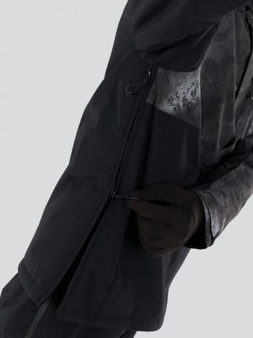 geaca de schi pt. barbati Fundango Tilbury ECO Logo Anorak negru 9