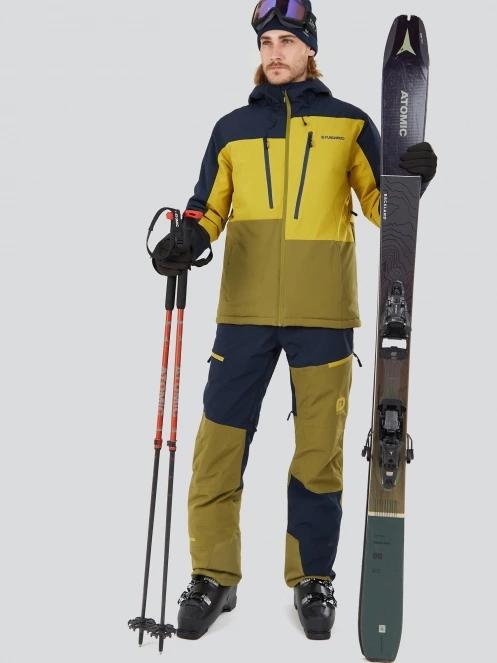 geaca de schi pt. barbati Fundango Atlas Allmountain Jacket galben 4
