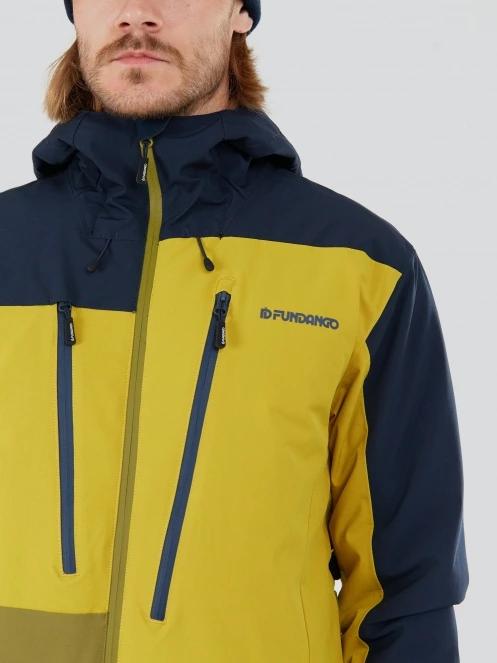 geaca de schi pt. barbati Fundango Atlas Allmountain Jacket galben 6