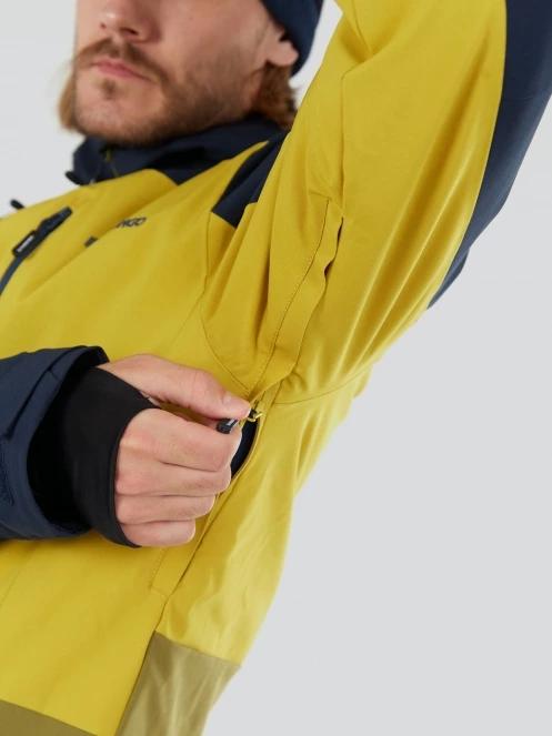geaca de schi pt. barbati Fundango Atlas Allmountain Jacket galben 7