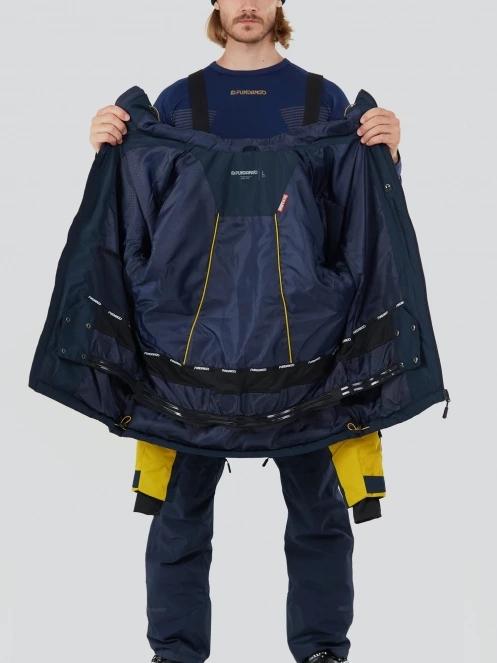 geaca de schi pt. barbati Fundango Orion Padded Jacket galben 6