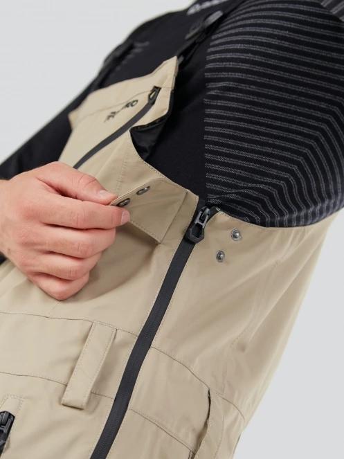 pantaloni de schi pt. barbati Fundango Benton 3L Bib Pants nisip 10