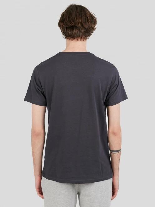 tricou cu maneci scurte pt. barbati Fundango Basic-T Logo 04 gri 3