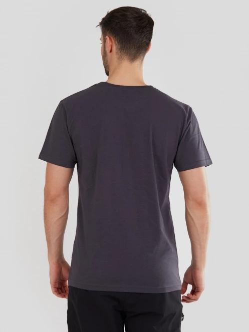 tricou cu maneci scurte pt. barbati Fundango Basic-T Logo 11 gri 3