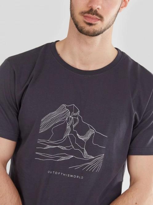 tricou cu maneci scurte pt. barbati Fundango Basic-T Logo 11 gri 5