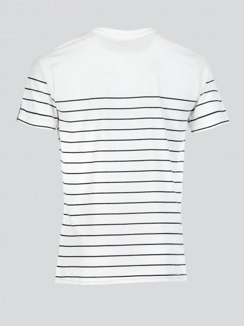 tricou cu maneci scurte pt. barbati Fundango Jaggy Pocket T-shirt alb 8