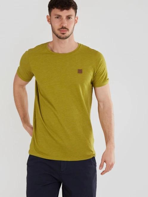 tricou cu maneci scurte pt. barbati Fundango Jaggy Structured T-Shirt verde 2