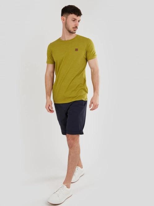 tricou cu maneci scurte pt. barbati Fundango Jaggy Structured T-Shirt verde 4