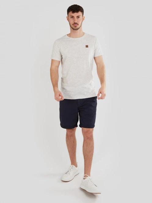 tricou cu maneci scurte pt. barbati Fundango Jaggy Structured T-Shirt nisip 4