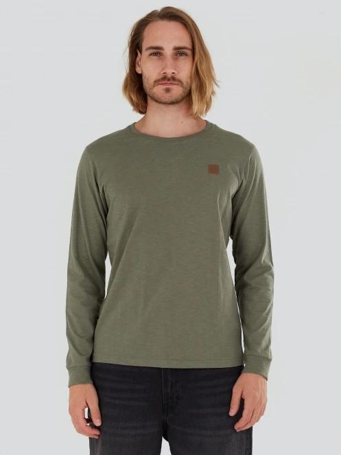 tricou cu maneci lungi pt. barbati Fundango Justin Longsleeve T-shirt verde 2
