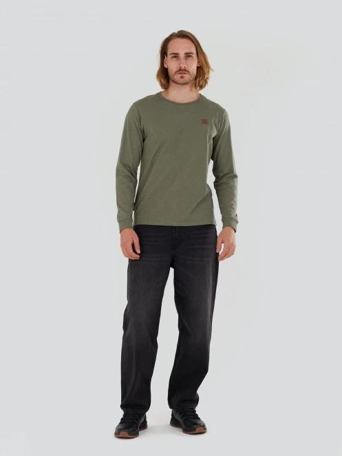 tricou cu maneci lungi pt. barbati Fundango Justin Longsleeve T-shirt verde 4