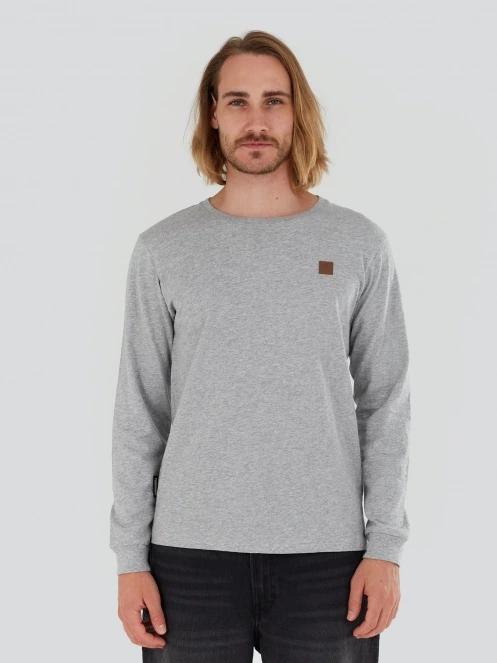 tricou cu maneci lungi pt. barbati Fundango Justin Longsleeve T-shirt gri 2