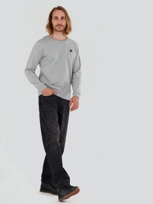 tricou cu maneci lungi pt. barbati Fundango Justin Longsleeve T-shirt gri 4