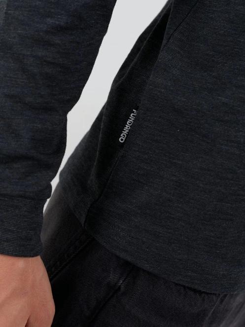 tricou cu maneci lungi pt. barbati Fundango Justin Longsleeve T-shirt negru 6