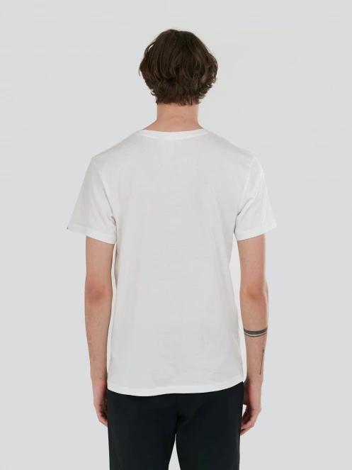 tricou cu maneci scurte pt. barbati Fundango Mountain Graphic-T alb 3