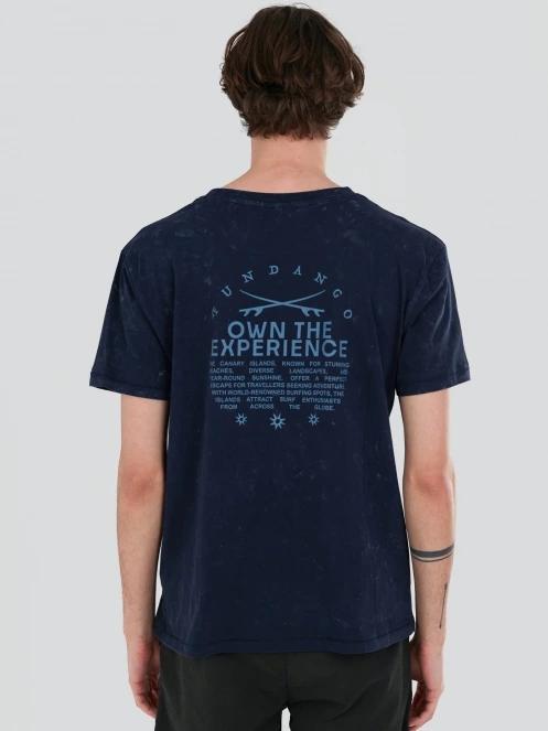 tricou cu maneci scurte pt. barbati Fundango Dane Surf Pocket-T albastru inchis 5