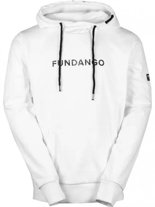 pulover cu gluga pt. barbati Fundango Hoover Hooded sweatshirt alb 5