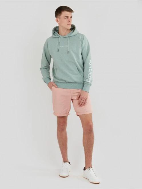 pulover cu gluga pt. barbati Fundango Talis Hooded Sweatshirt verde 5