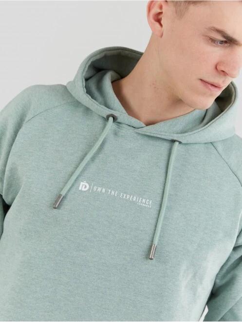 pulover cu gluga pt. barbati Fundango Talis Hooded Sweatshirt verde 6