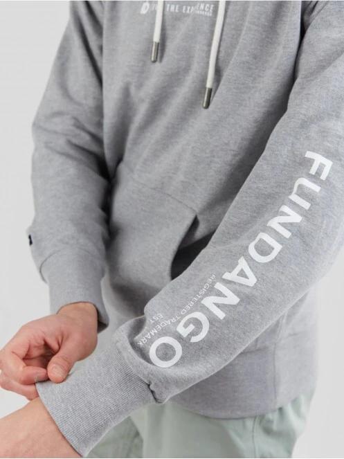 pulover cu gluga pt. barbati Fundango Talis Hooded Sweatshirt gri 4
