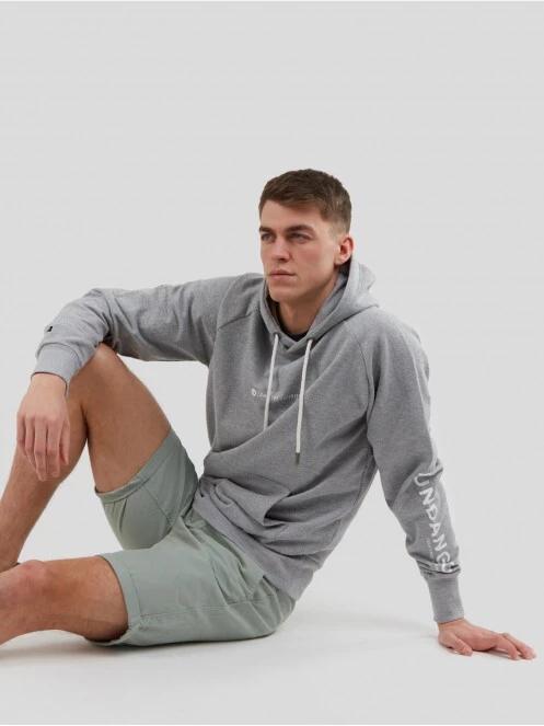 pulover cu gluga pt. barbati Fundango Talis Hooded Sweatshirt gri 5