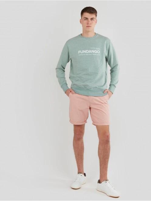 pulover pt. barbati Fundango Warren Sweatshirt verde 4
