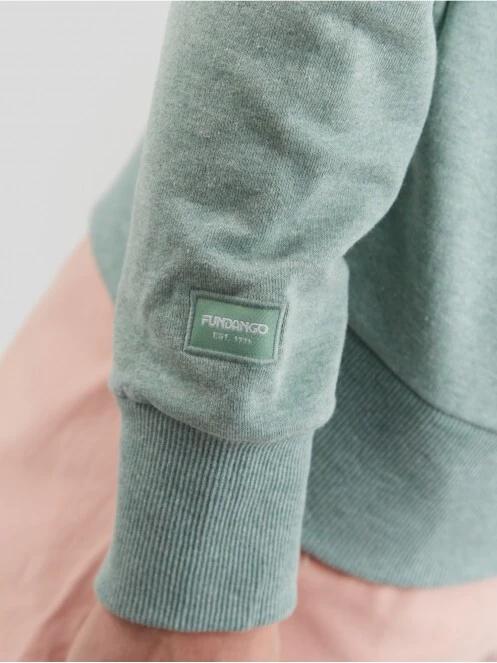 pulover pt. barbati Fundango Warren Sweatshirt verde 6
