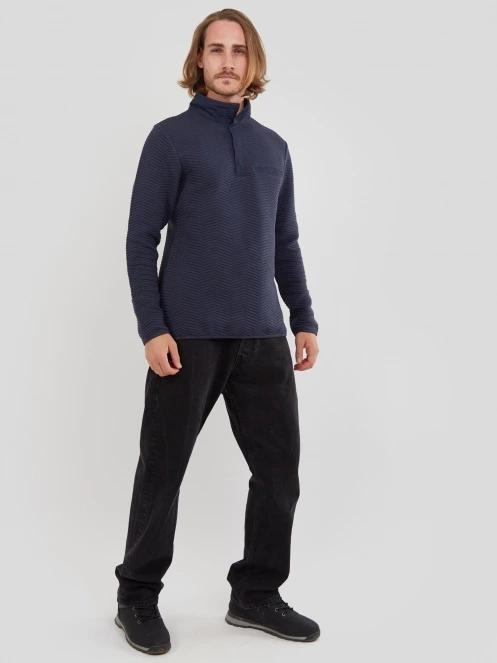 pulover pt. barbati Fundango Vertigo Sweatshirt albastru inchis 4