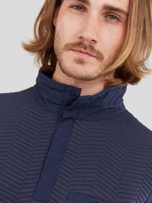 pulover pt. barbati Fundango Vertigo Sweatshirt albastru inchis 6