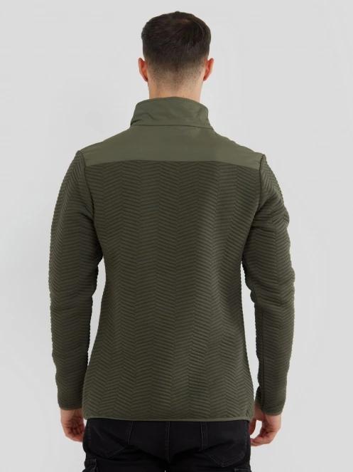 pulover pt. barbati Fundango Vertigo Sweatshirt oliv 3