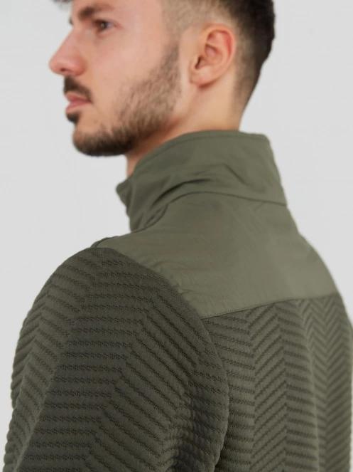 pulover pt. barbati Fundango Vertigo Sweatshirt oliv 7