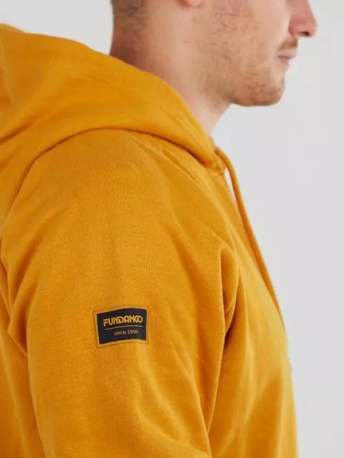 pulover cu gluga pt. barbati Fundango Talis Hooded Sweatshirt galben 5