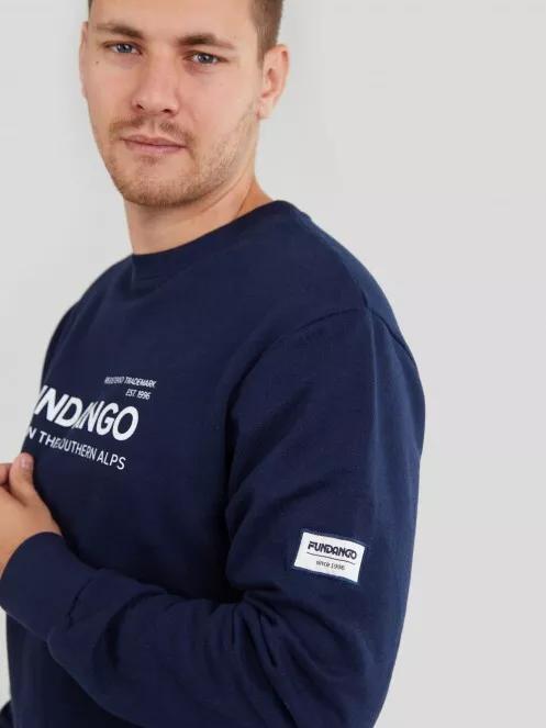 pulover pt. barbati Fundango Warren Sweatshirt albastru 5
