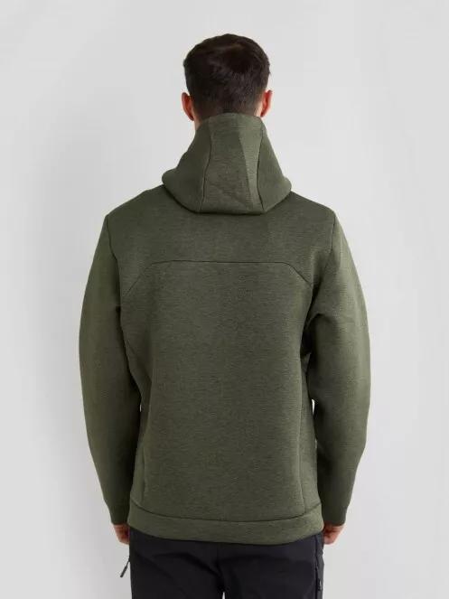 pulover cu gluga pt. barbati Fundango Hamal Tech Hoodie oliv 3