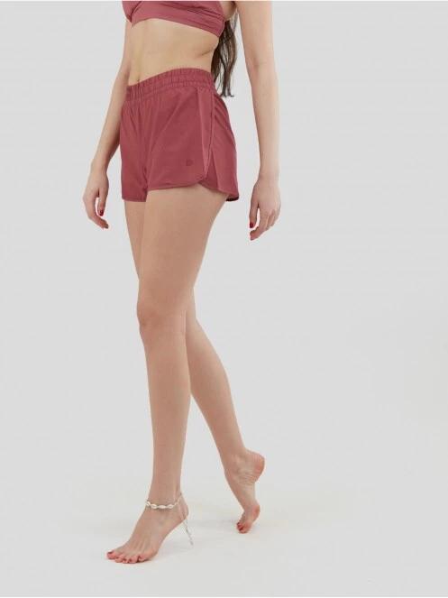 sort de plaja pt. femei Fundango Elderberry Boardshort rosu 2