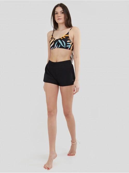 sort de plaja pt. femei Fundango Elderberry Boardshort negru 4