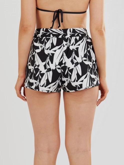 sort de plaja pt. femei Fundango Elderberry Boardshort negru 3