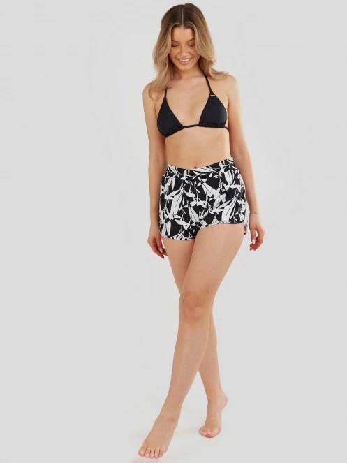 sort de plaja pt. femei Fundango Elderberry Boardshort negru 4