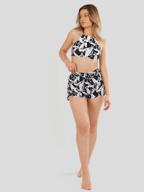 sort de plaja pt. femei Fundango Elderberry Boardshort negru 5