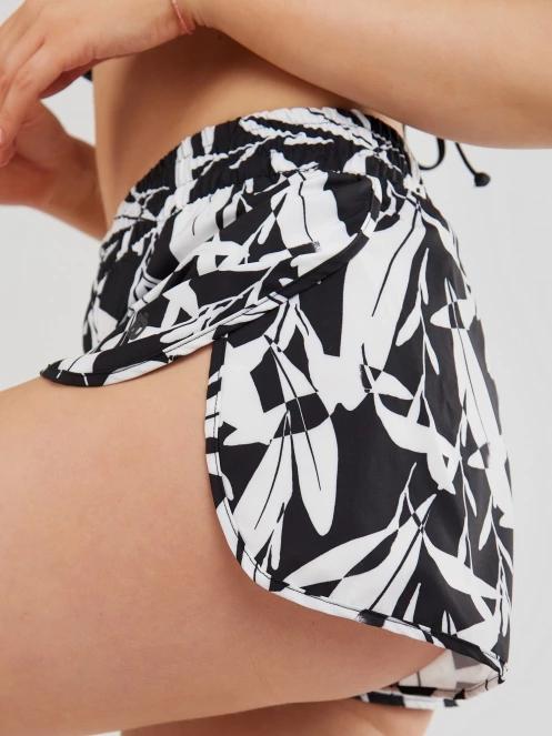 sort de plaja pt. femei Fundango Elderberry Boardshort negru 6