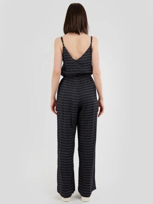 salopete pt. femei Fundango Alisha Jumpsuit negru 3