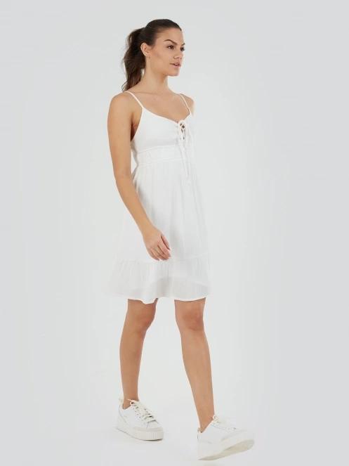rochie pt. femei Fundango Sarah Mono Dress alb 5