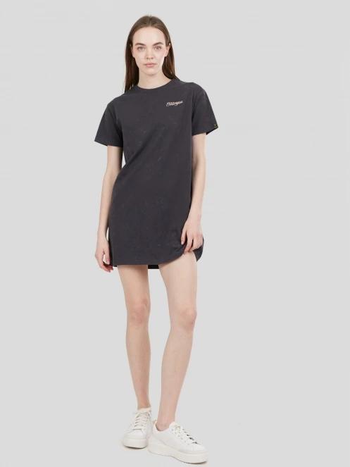 rochie tricou pt. femei Fundango Swell Tee Dress negru 4